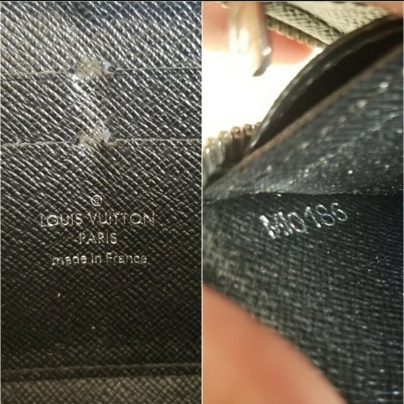 SOLD! Louis Vuitton Black Epi Zip Wallet Organizer - Picture 4 of 7
